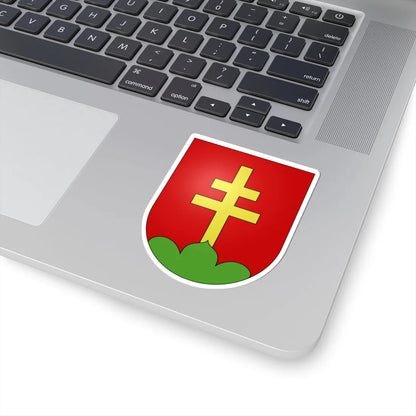 Unterbäch-coat of arms (Switzerland) (Coat of Arms) STICKER Vinyl Kiss-Cut Decal - The Sticker Space