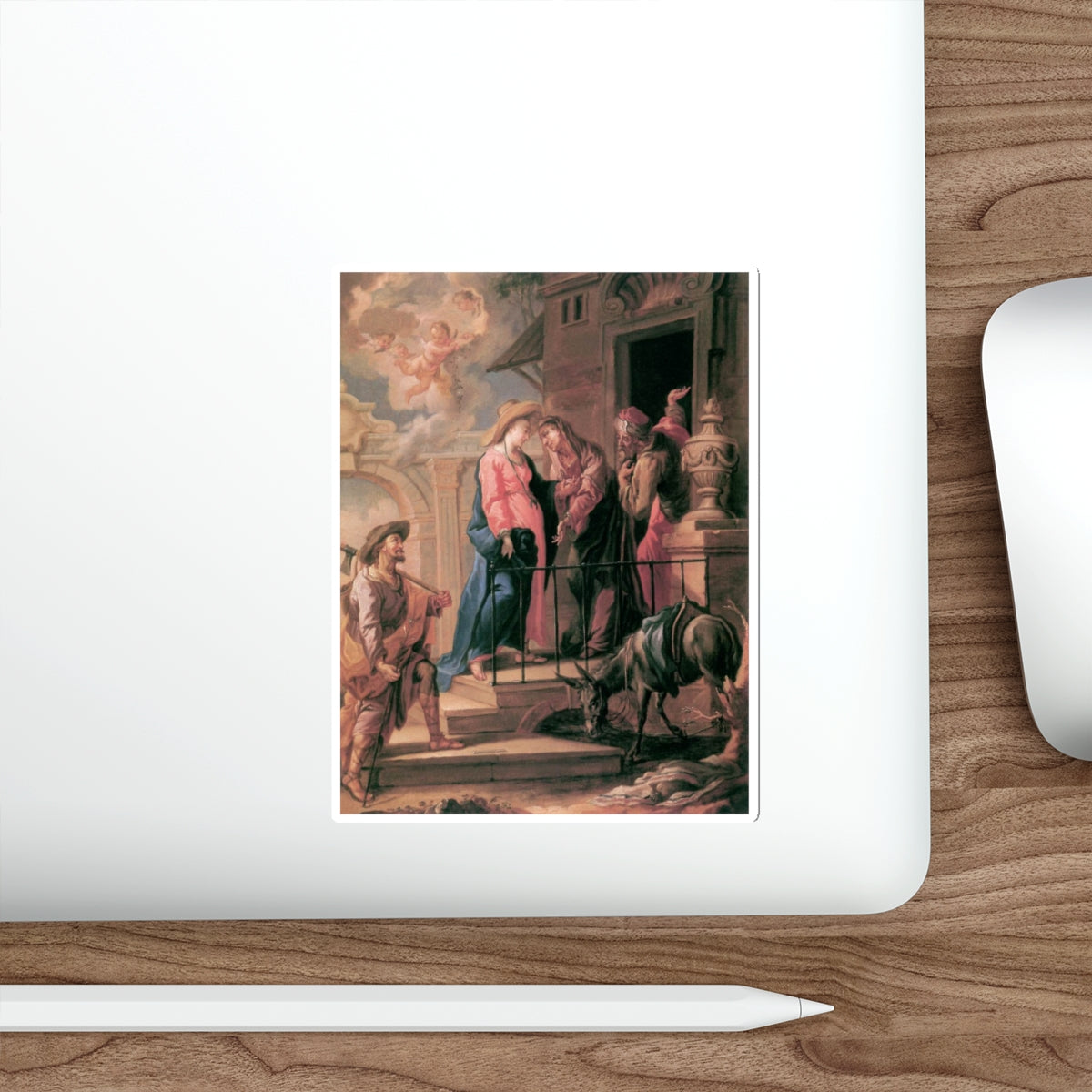 UNTERBERGER, Michelangelo - Visitation (Artwork) STICKER Vinyl Die-Cut Decal-The Sticker Space