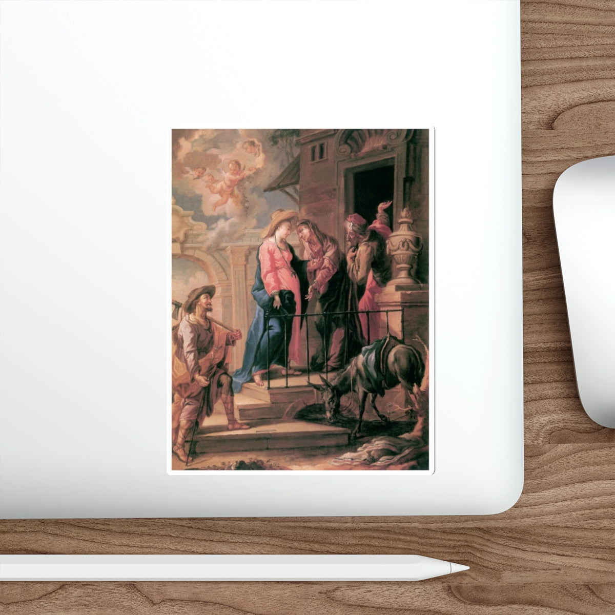 UNTERBERGER, Michelangelo - Visitation (Artwork) STICKER Vinyl Die-Cut Decal-The Sticker Space