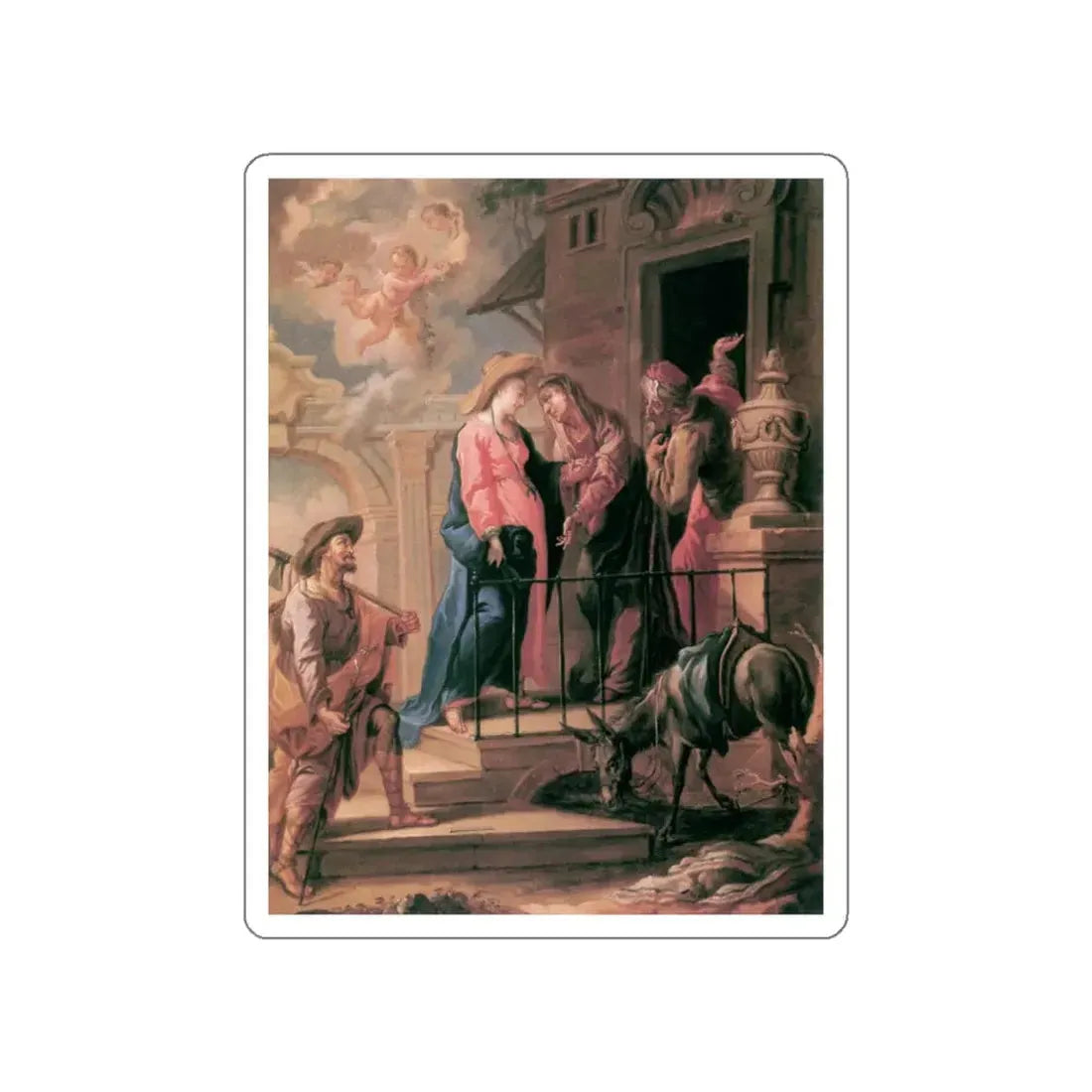 UNTERBERGER, Michelangelo - Visitation (Artwork) STICKER Vinyl Die-Cut Decal White Die-Cut 3 Inch - The Sticker Space