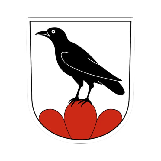 Untereggen-blazon (Switzerland) (Coat of Arms) STICKER Vinyl Kiss-Cut Decal 2 Inch White - The Sticker Space