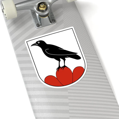 Untereggen-blazon (Switzerland) (Coat of Arms) STICKER Vinyl Kiss-Cut Decal - The Sticker Space