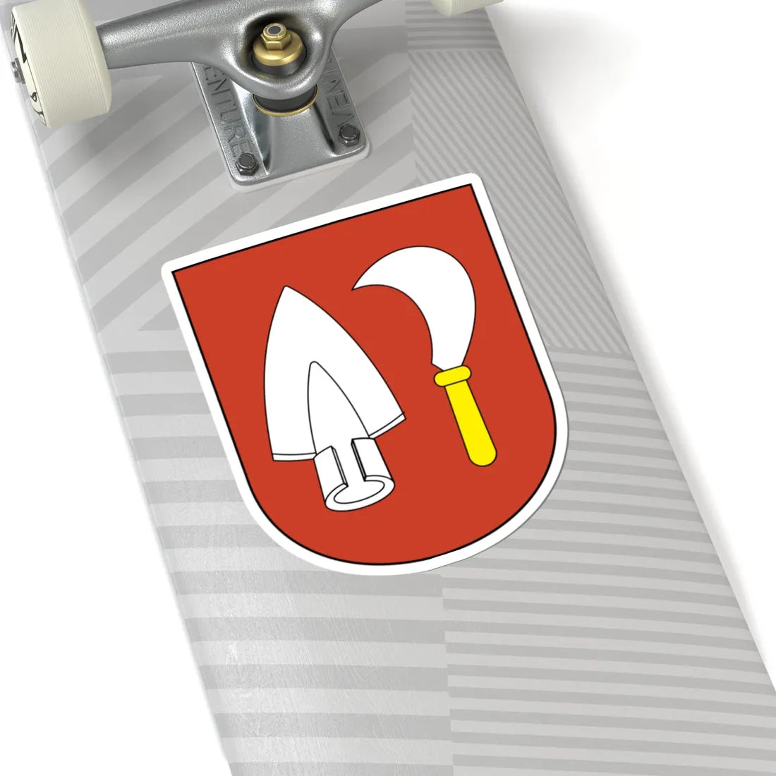 Unterengstringen-blazon (Switzerland) (Coat of Arms) STICKER Vinyl Kiss-Cut Decal - The Sticker Space