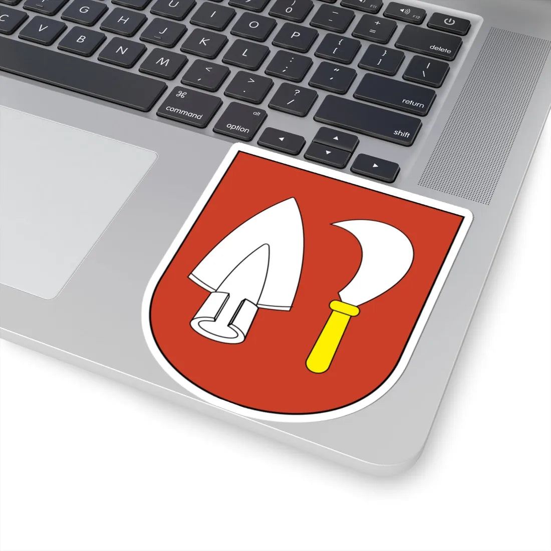 Unterengstringen-blazon (Switzerland) (Coat of Arms) STICKER Vinyl Kiss-Cut Decal - The Sticker Space