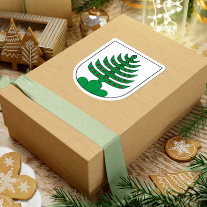 Unteriberg-blazon (Switzerland) (Coat of Arms) STICKER Vinyl Kiss-Cut Decal - The Sticker Space