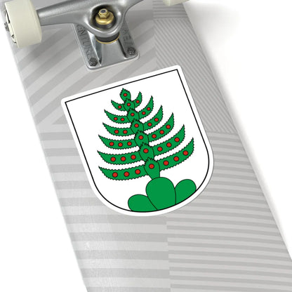 Unteriberg-blazon (Switzerland) (Coat of Arms) STICKER Vinyl Kiss-Cut Decal - The Sticker Space