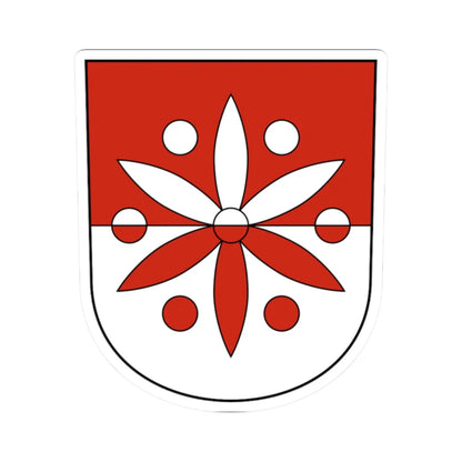 Unterramsern-blazon (Switzerland) (Coat of Arms) STICKER Vinyl Kiss-Cut Decal 2 Inch White - The Sticker Space