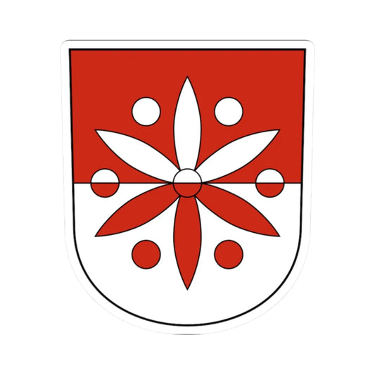 Unterramsern-blazon (Switzerland) (Coat of Arms) STICKER Vinyl Kiss-Cut Decal 2 Inch White - The Sticker Space