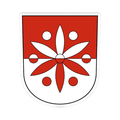 Unterramsern-blazon (Switzerland) (Coat of Arms) STICKER Vinyl Kiss-Cut Decal 3 Inch White - The Sticker Space