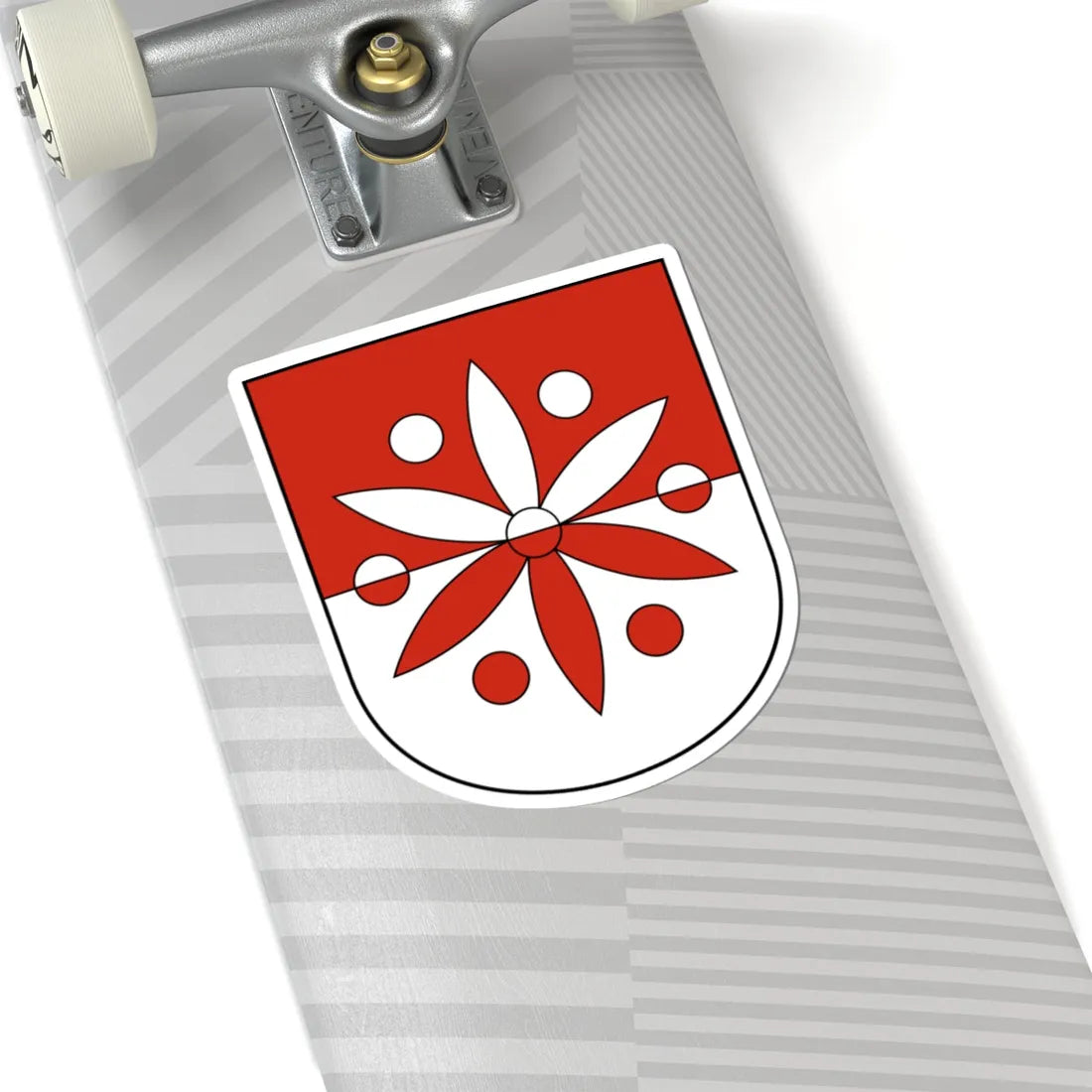 Unterramsern-blazon (Switzerland) (Coat of Arms) STICKER Vinyl Kiss-Cut Decal - The Sticker Space