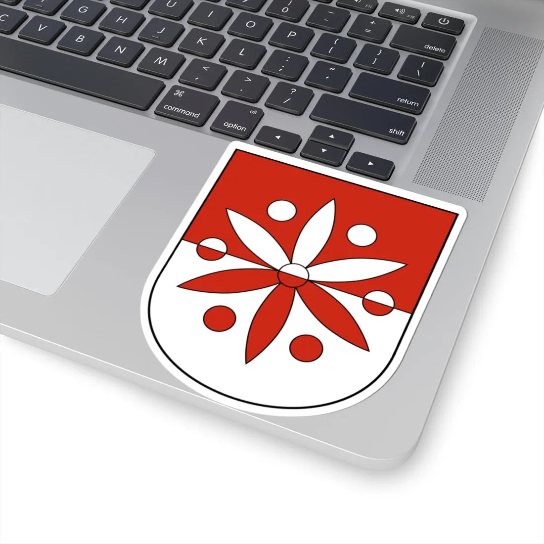 Unterramsern-blazon (Switzerland) (Coat of Arms) STICKER Vinyl Kiss-Cut Decal - The Sticker Space