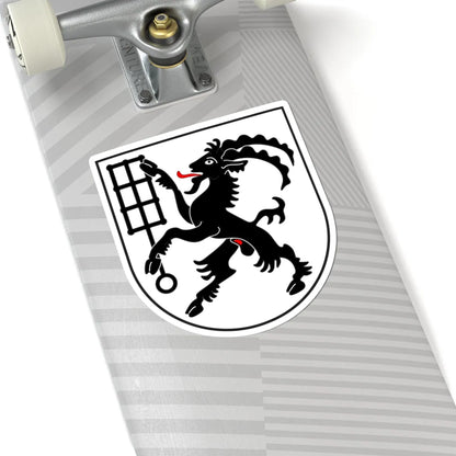 Untervaz wappen (Switzerland) (Coat of Arms) STICKER Vinyl Kiss-Cut Decal - The Sticker Space