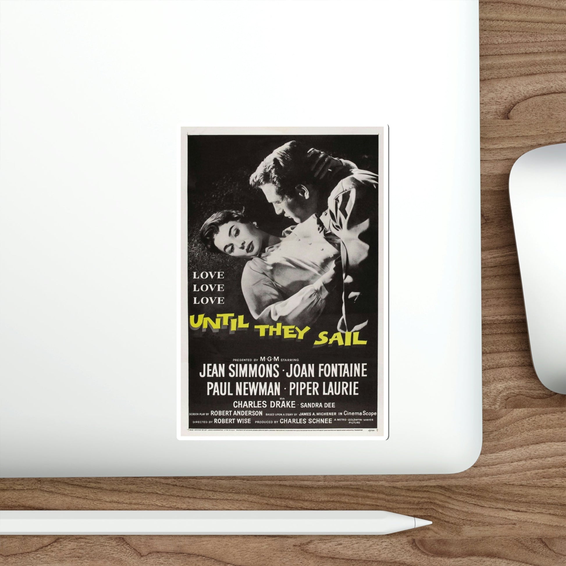 Until They Sail 1957 Movie Poster STICKER Vinyl Die-Cut Decal-The Sticker Space