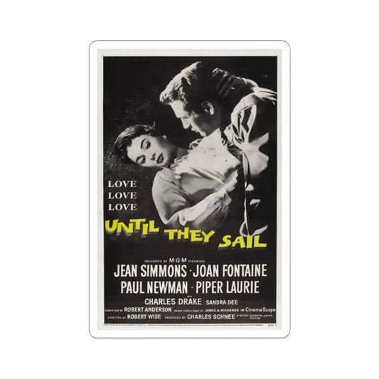 Until They Sail 1957 Movie Poster - STICKER Vinyl Kiss-Cut Decal 2 Inch White - The Sticker Space