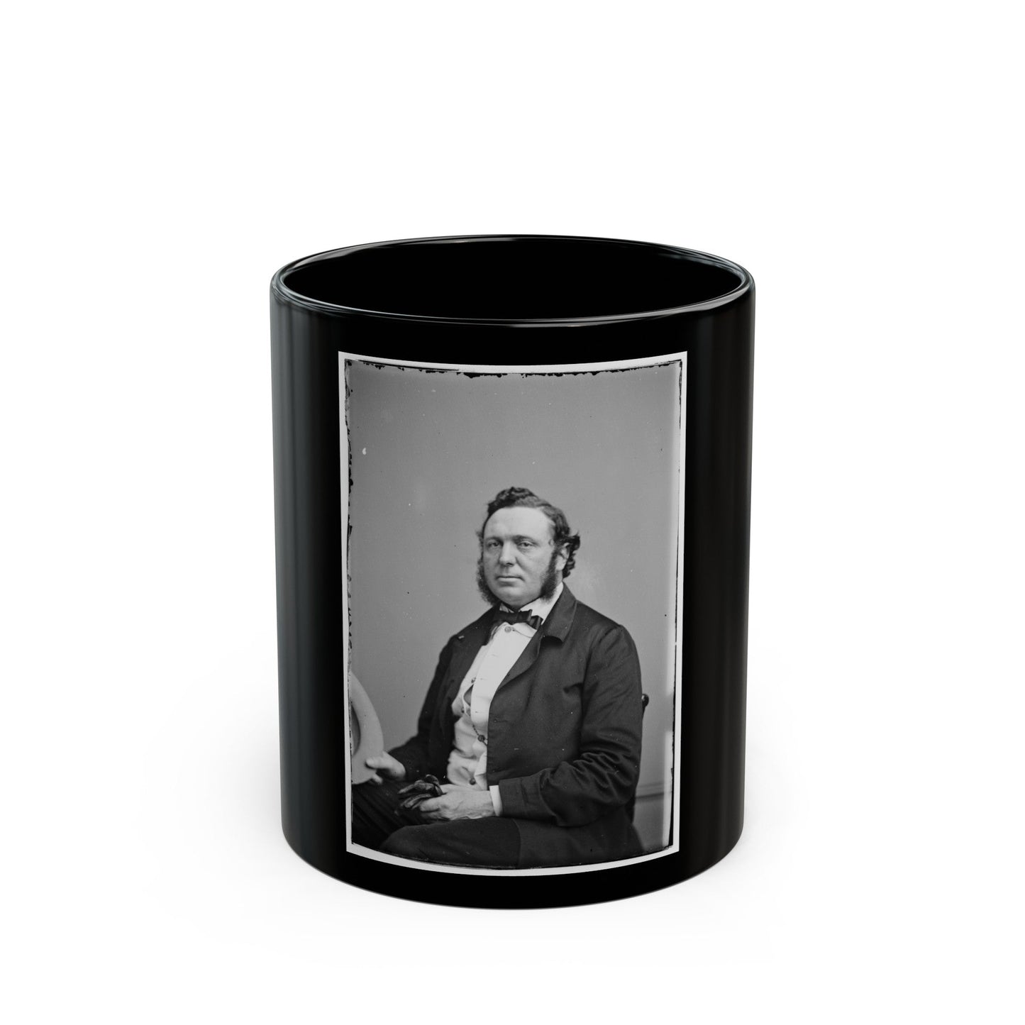 Untitled 001 (U.S. Civil War) Black Coffee Mug-11oz-The Sticker Space