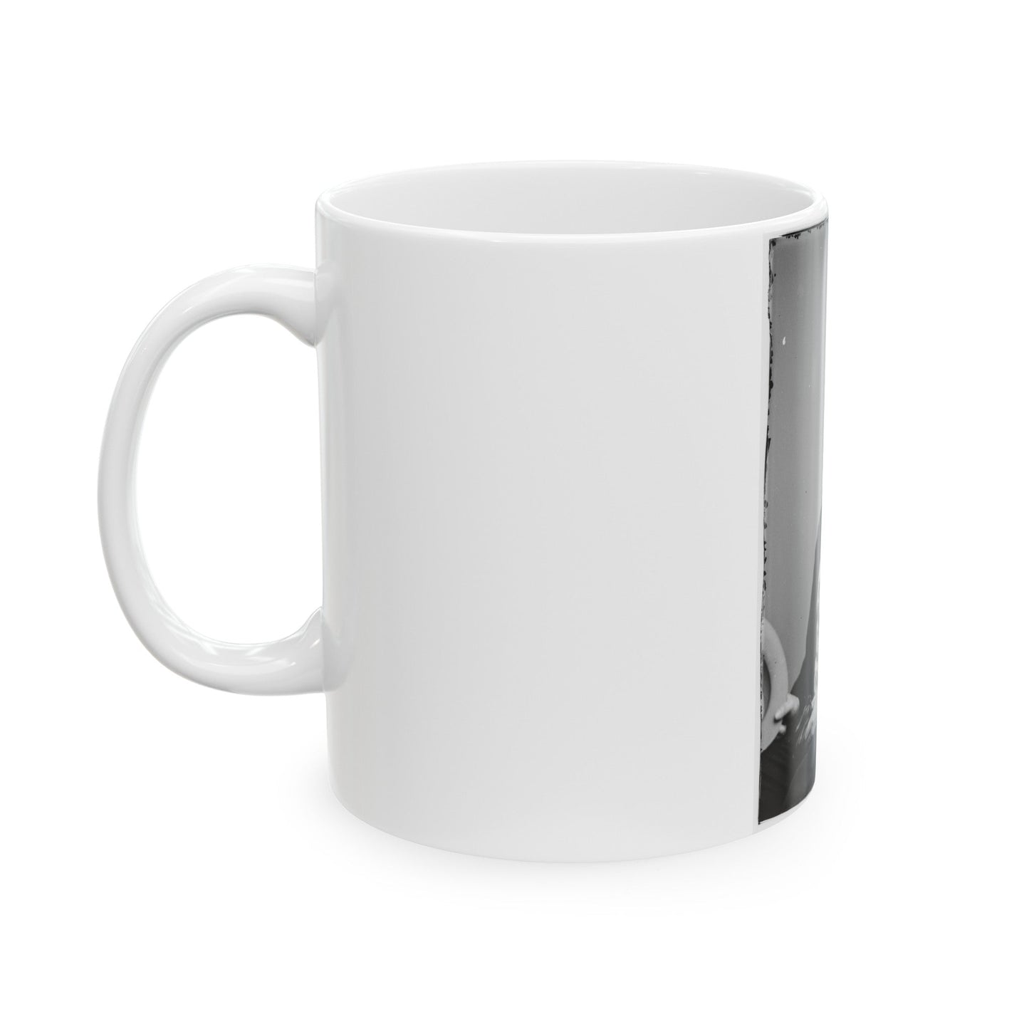 Untitled 001 (U.S. Civil War) White Coffee Mug-The Sticker Space