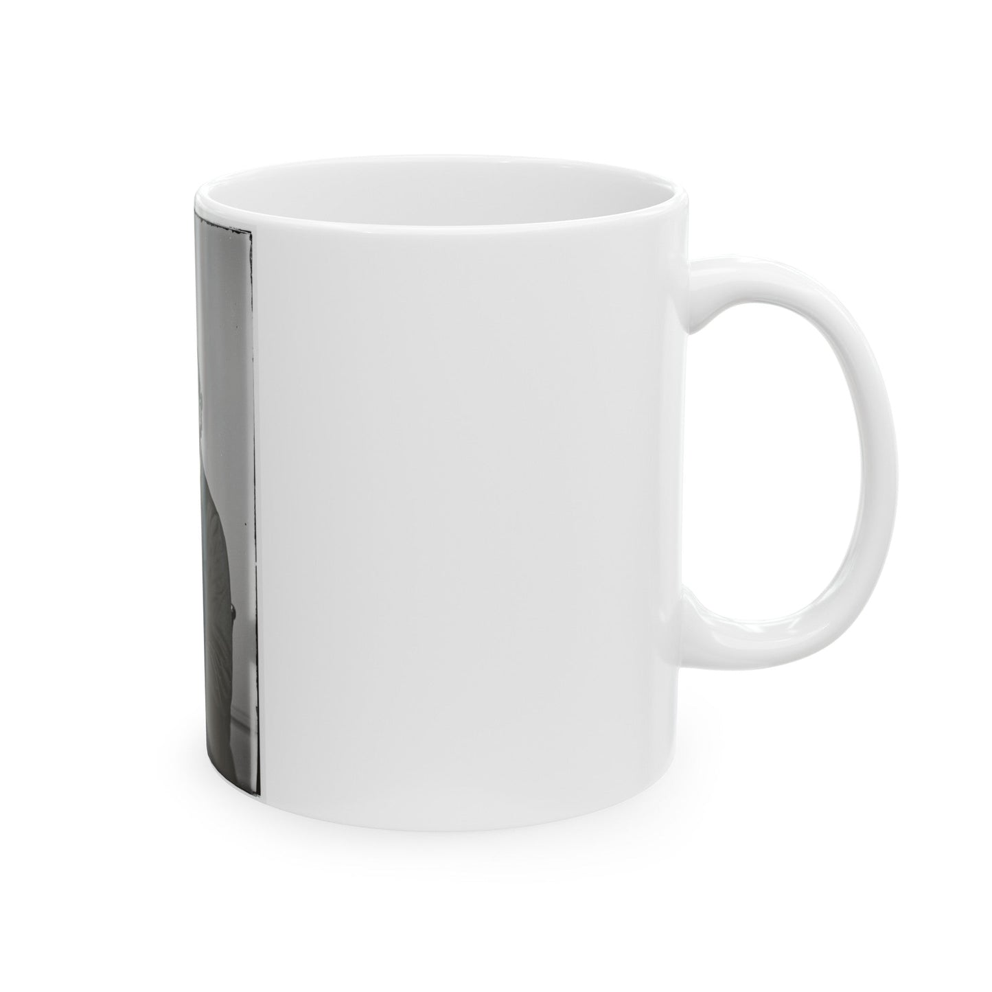 Untitled 001 (U.S. Civil War) White Coffee Mug-The Sticker Space