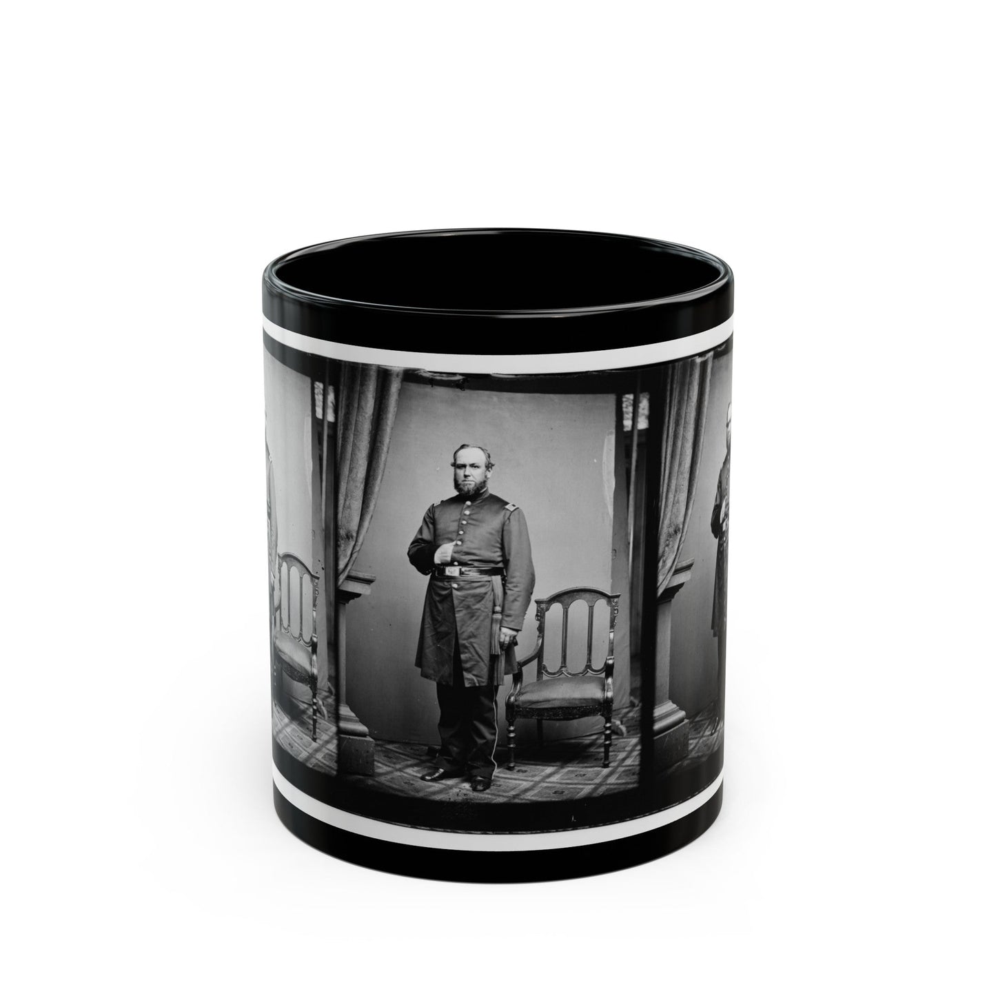 Untitled 001(2) (U.S. Civil War) Black Coffee Mug-11oz-The Sticker Space