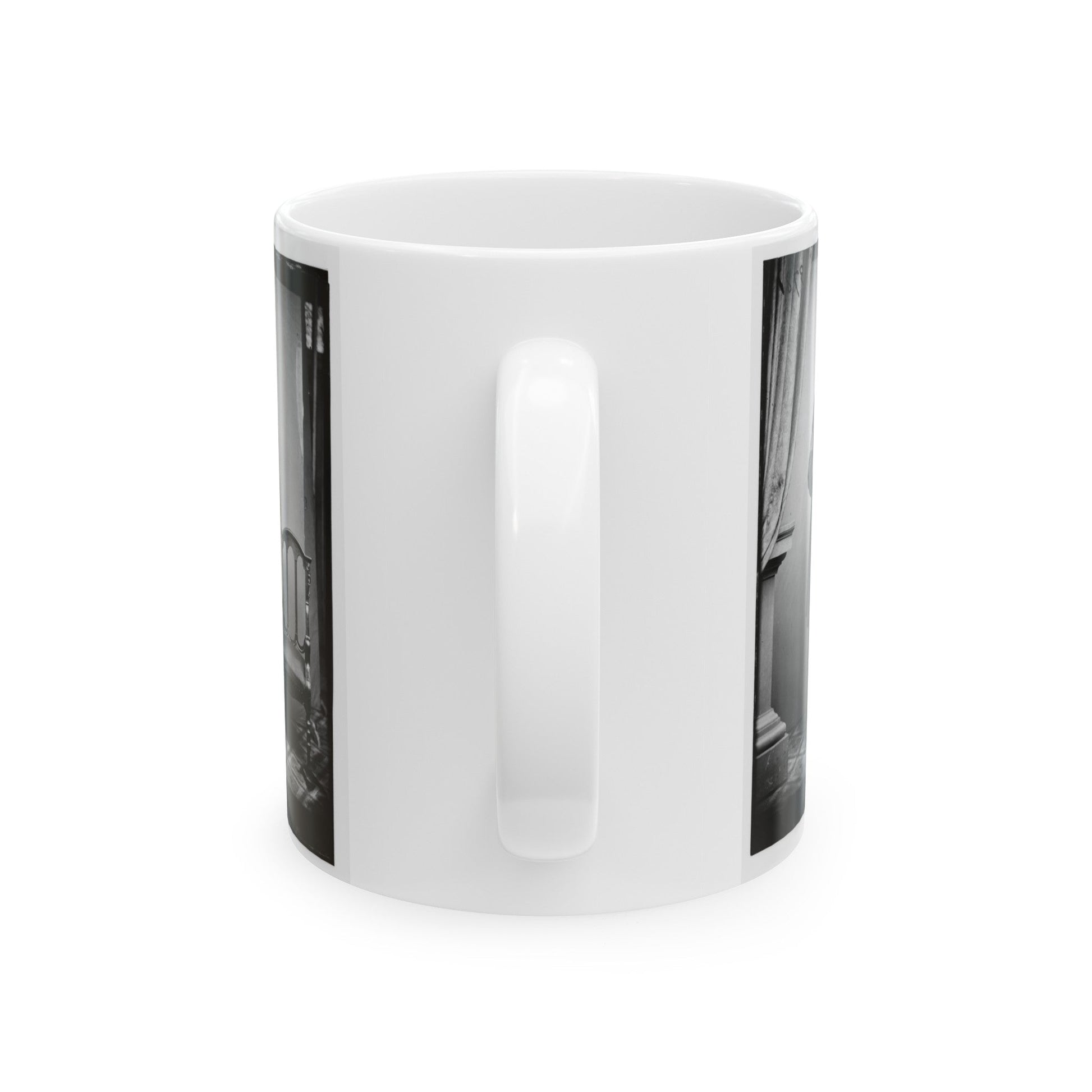 Untitled 001(2) (U.S. Civil War) White Coffee Mug-The Sticker Space