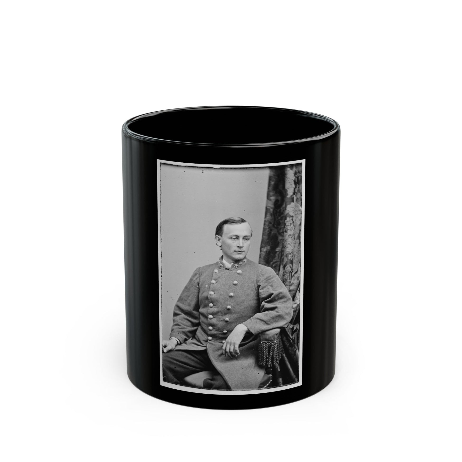 Untitled 001(3) (U.S. Civil War) Black Coffee Mug-11oz-The Sticker Space