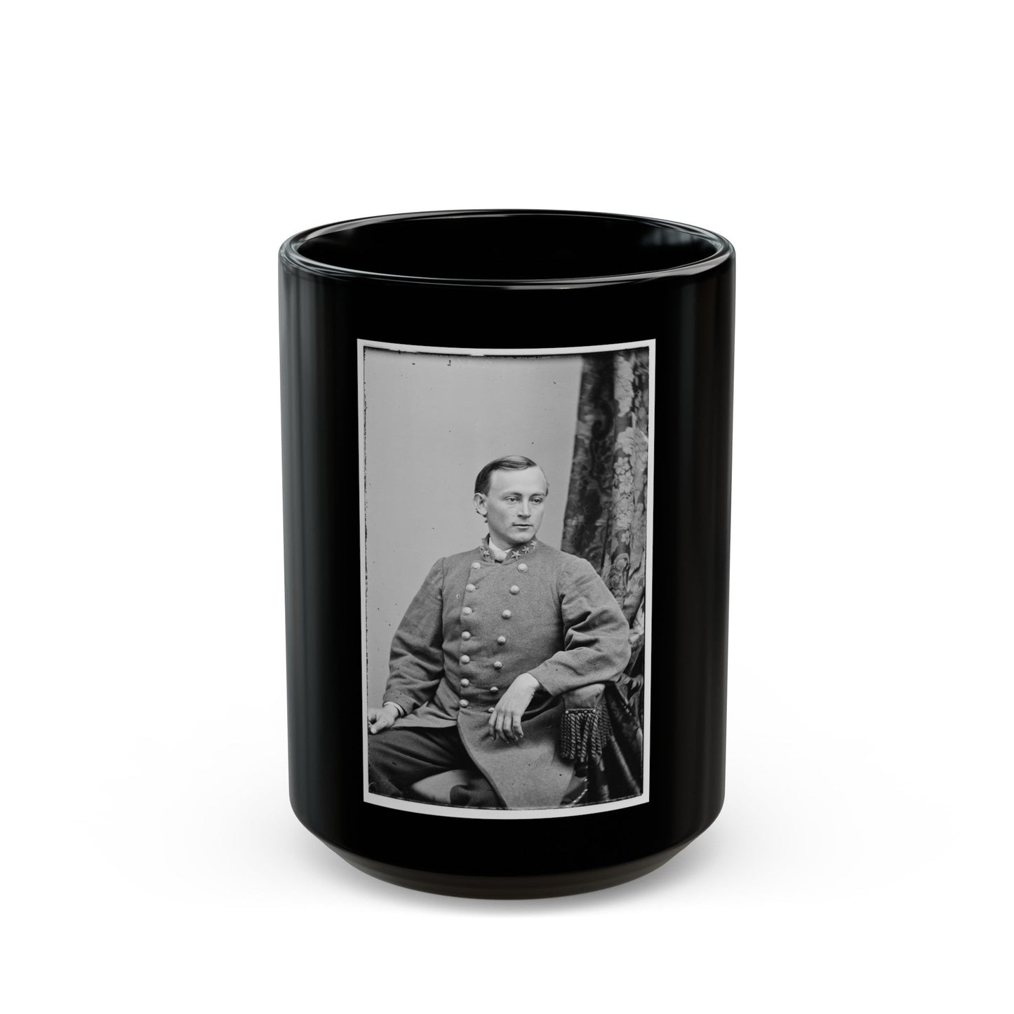 Untitled 001(3) (U.S. Civil War) Black Coffee Mug-15oz-The Sticker Space