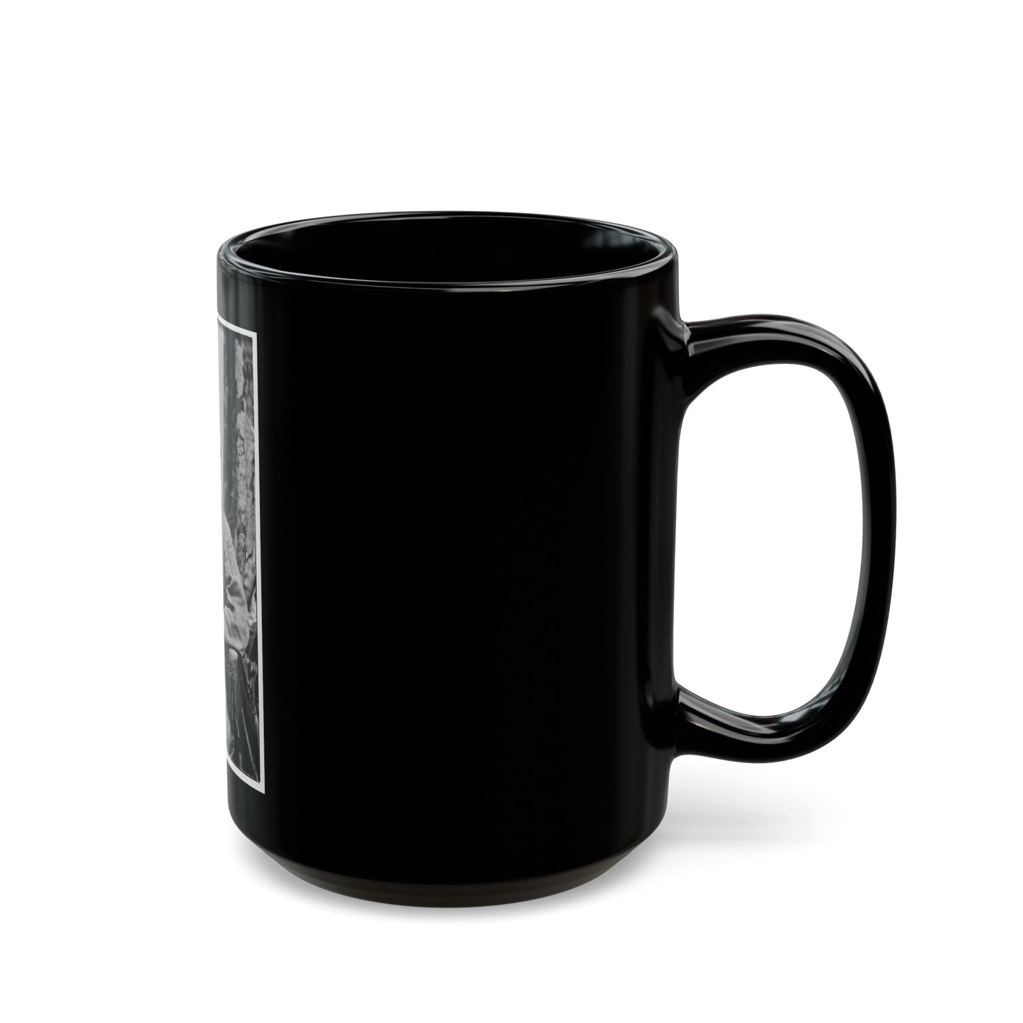 Untitled 001(3) (U.S. Civil War) Black Coffee Mug-The Sticker Space