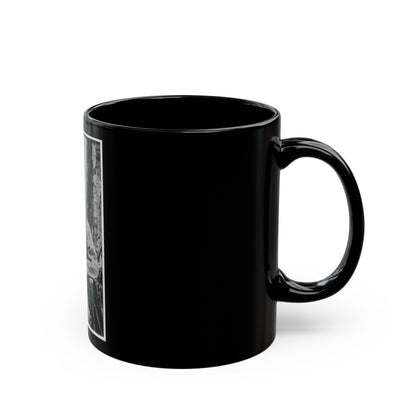 Untitled 001(3) (U.S. Civil War) Black Coffee Mug-The Sticker Space