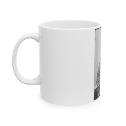 Untitled 001(3) (U.S. Civil War) White Coffee Mug-The Sticker Space