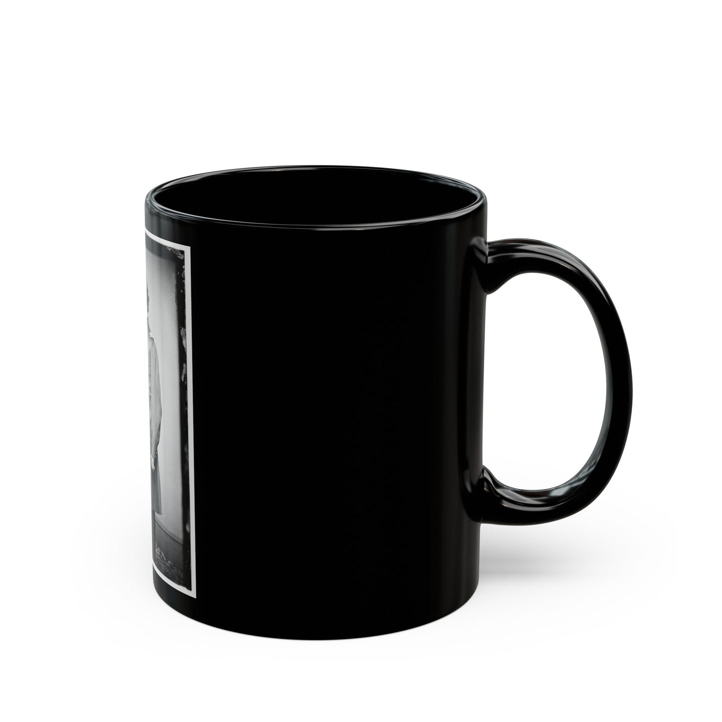 Untitled 001(4) (U.S. Civil War) Black Coffee Mug-The Sticker Space