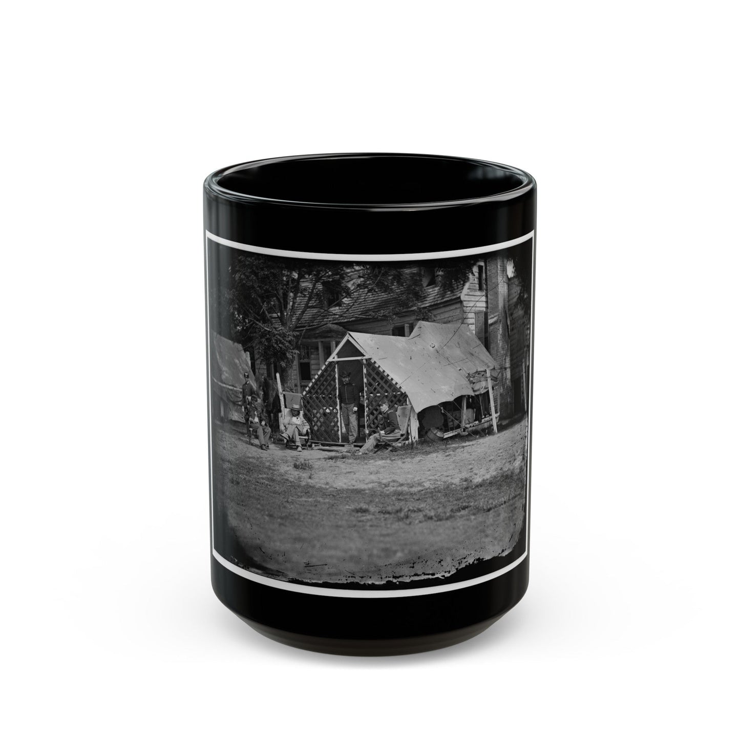 Untitled 001(5) (U.S. Civil War) Black Coffee Mug-15oz-The Sticker Space