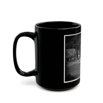 Untitled 001(5) (U.S. Civil War) Black Coffee Mug-The Sticker Space