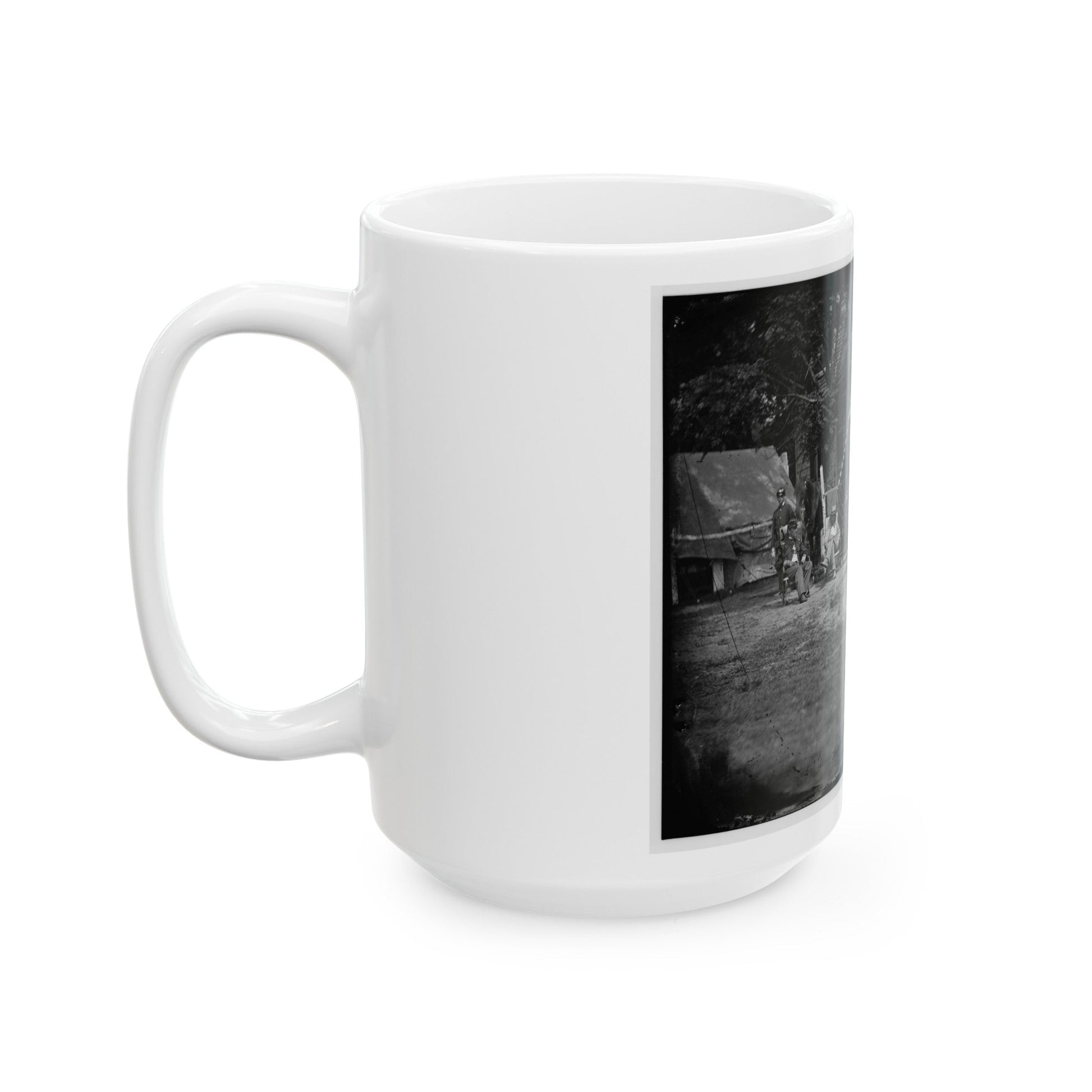 Untitled 001(5) (U.S. Civil War) White Coffee Mug-The Sticker Space