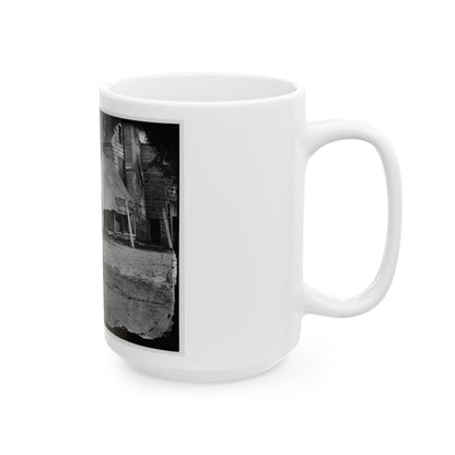 Untitled 001(5) (U.S. Civil War) White Coffee Mug-The Sticker Space