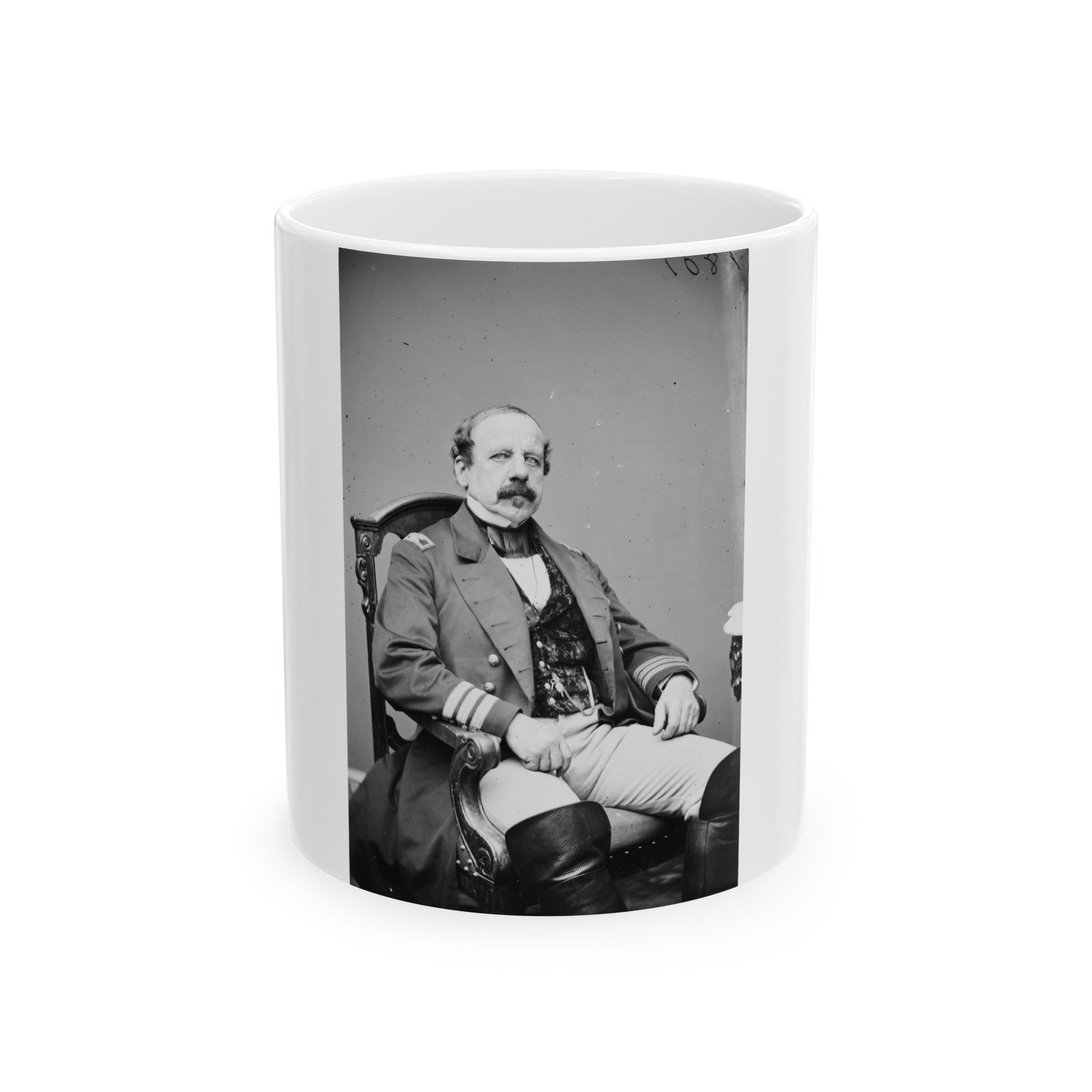 Untitled 002 (U.S. Civil War) White Coffee Mug-11oz-The Sticker Space