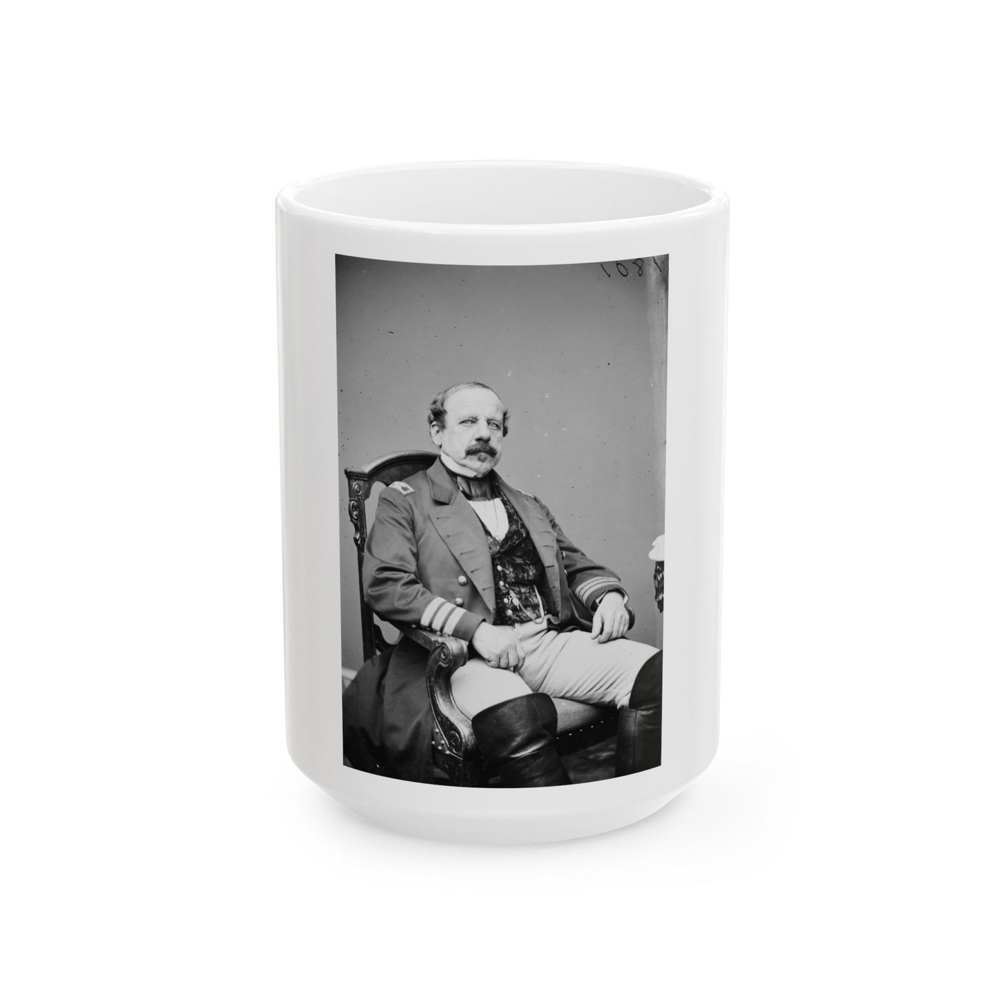 Untitled 002 (U.S. Civil War) White Coffee Mug-15oz-The Sticker Space