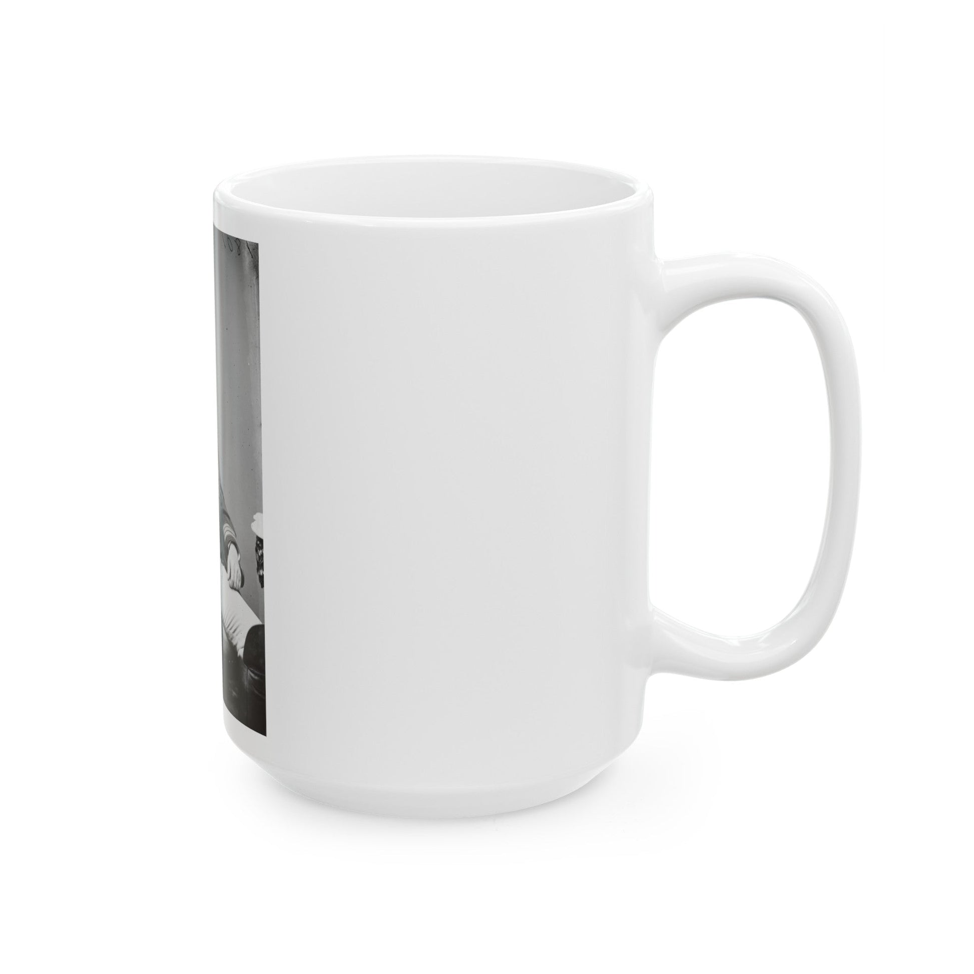 Untitled 002 (U.S. Civil War) White Coffee Mug-The Sticker Space