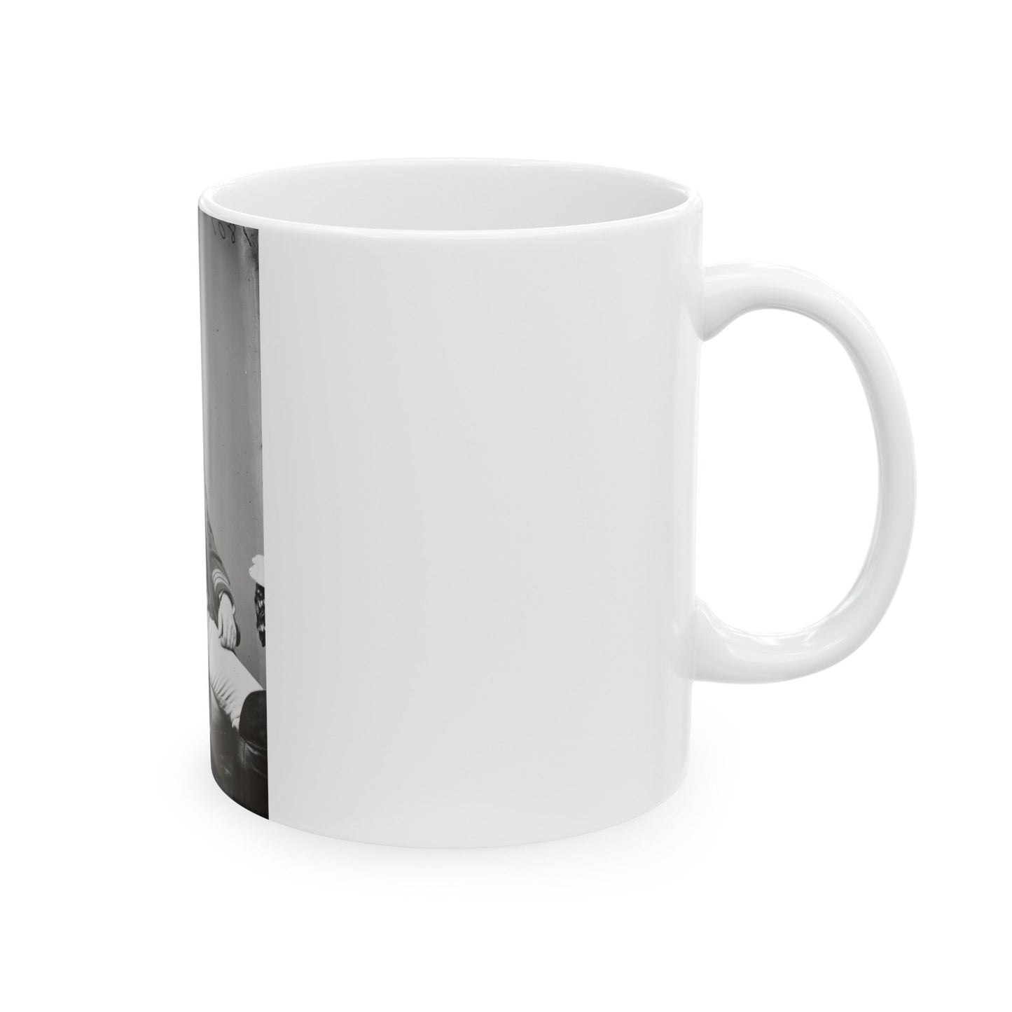 Untitled 002 (U.S. Civil War) White Coffee Mug-The Sticker Space