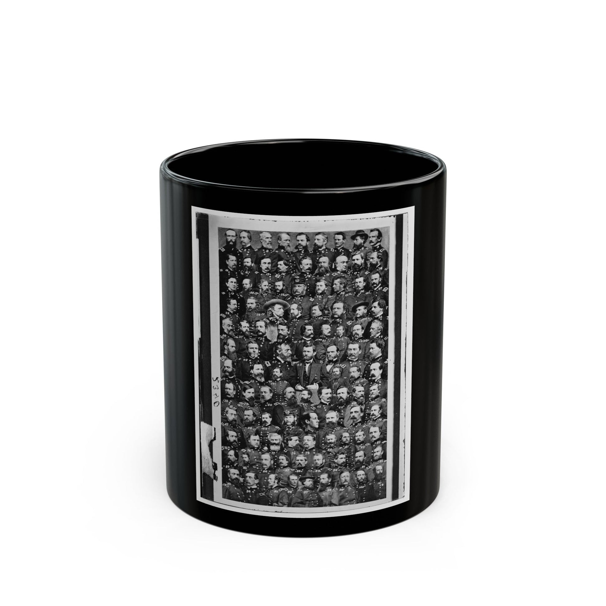 Untitled 003 (U.S. Civil War) Black Coffee Mug-11oz-The Sticker Space