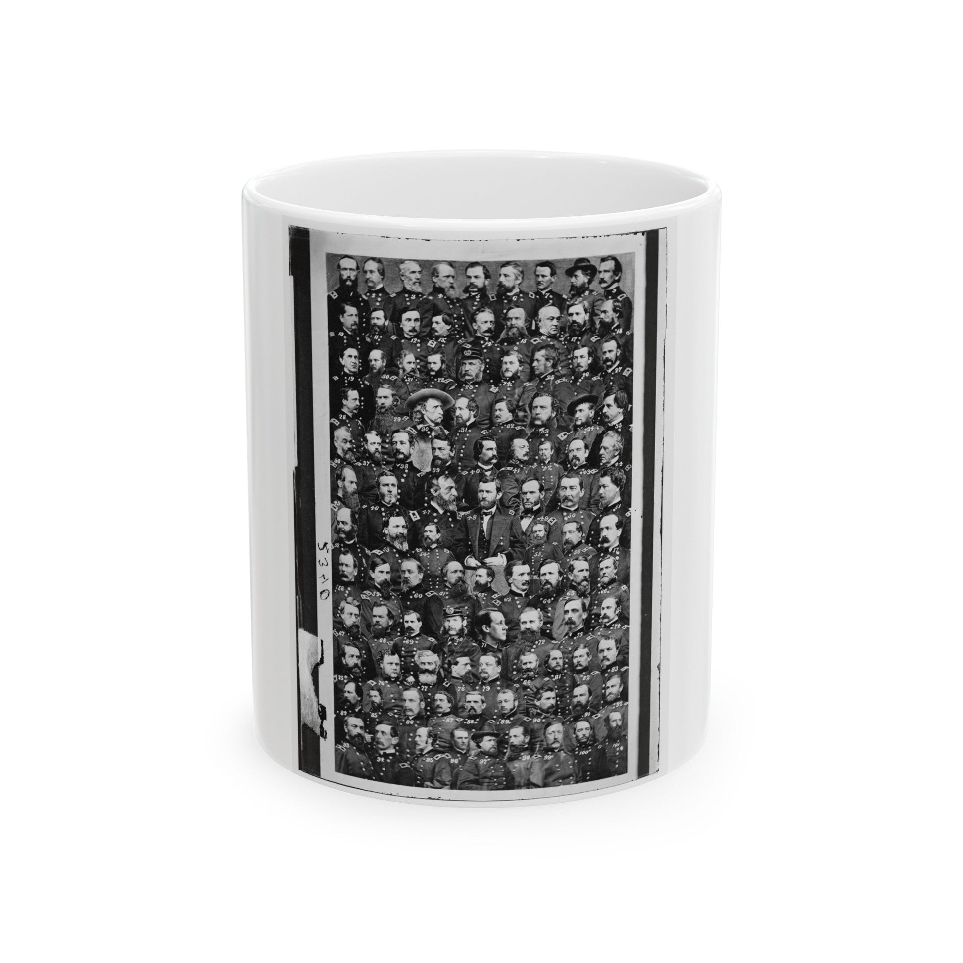 Untitled 003 (U.S. Civil War) White Coffee Mug-11oz-The Sticker Space