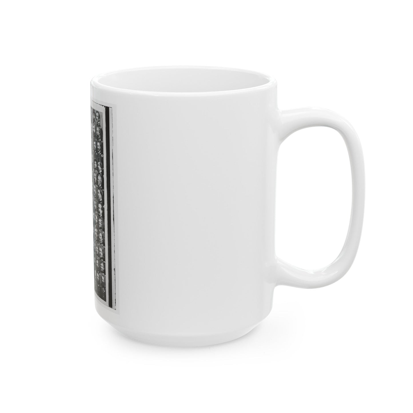 Untitled 003 (U.S. Civil War) White Coffee Mug-The Sticker Space