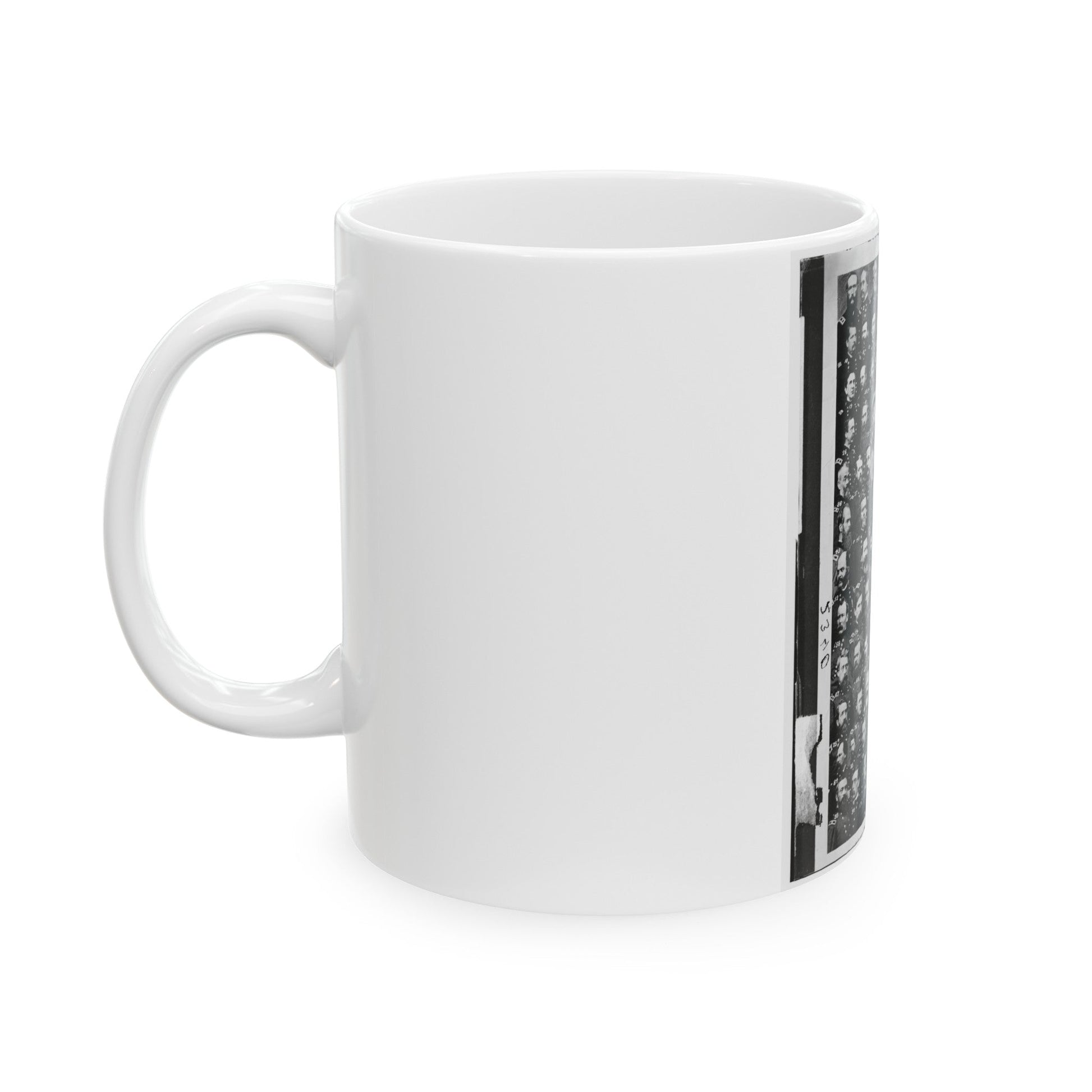 Untitled 003 (U.S. Civil War) White Coffee Mug-The Sticker Space