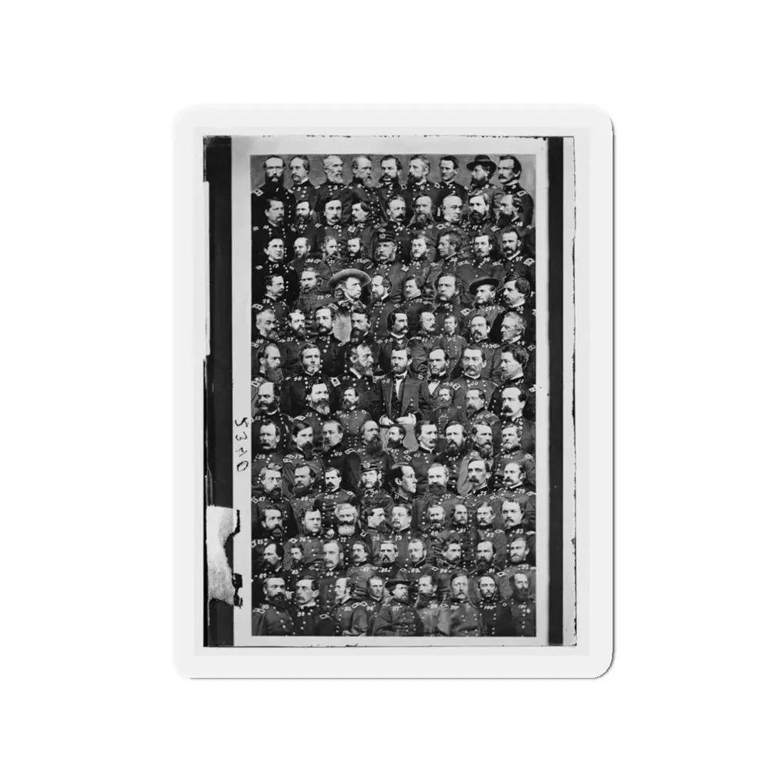 Untitled 003 (U.S. Civil War) Refrigerator Magnet 3" x 3" Die-Cut 1 pc - The Sticker Space