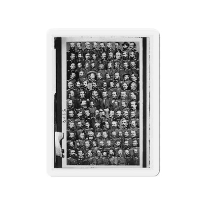 Untitled 003 (U.S. Civil War) Refrigerator Magnet 4" x 4" Die-Cut 1 pc - The Sticker Space