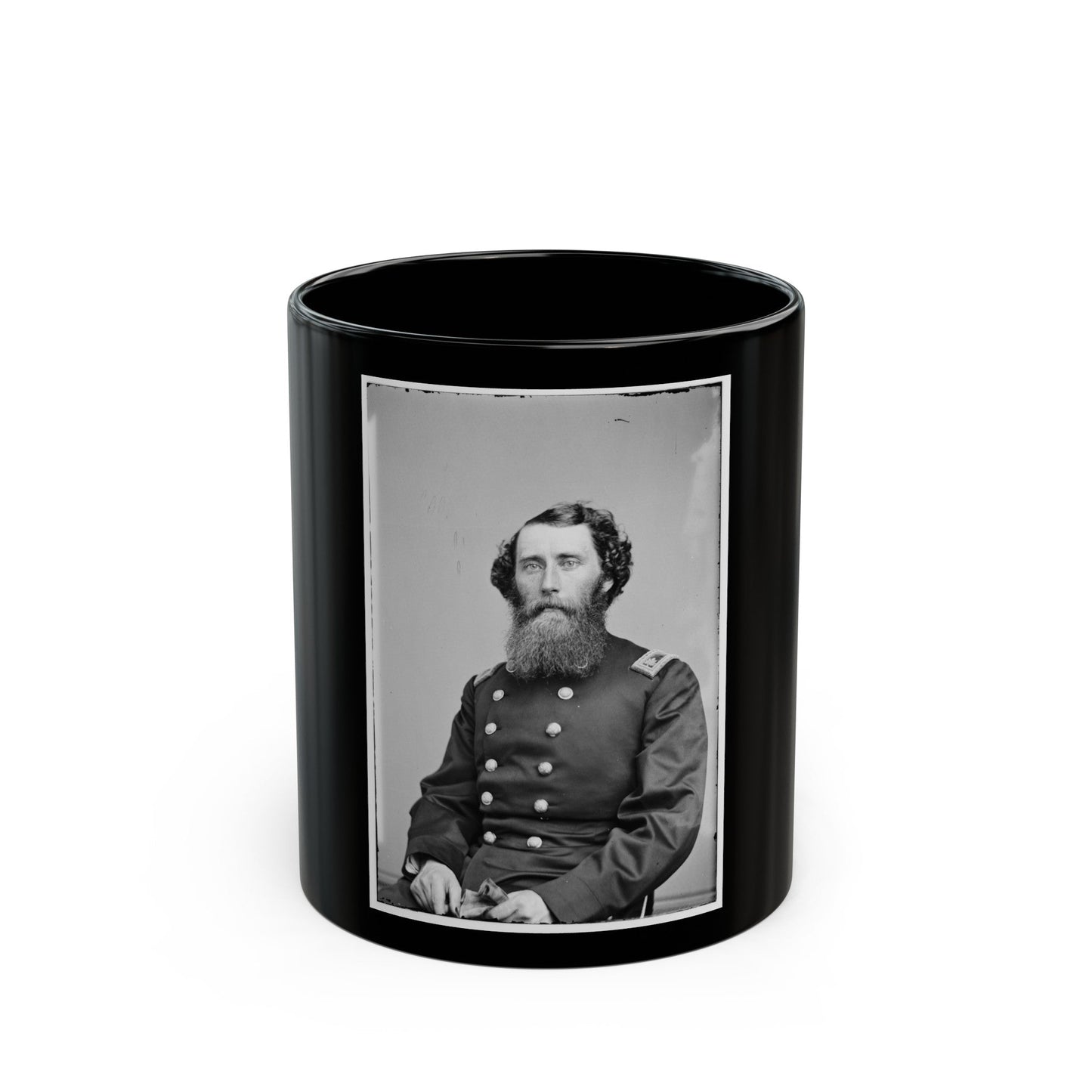 Untitled 004 (U.S. Civil War) Black Coffee Mug-11oz-The Sticker Space