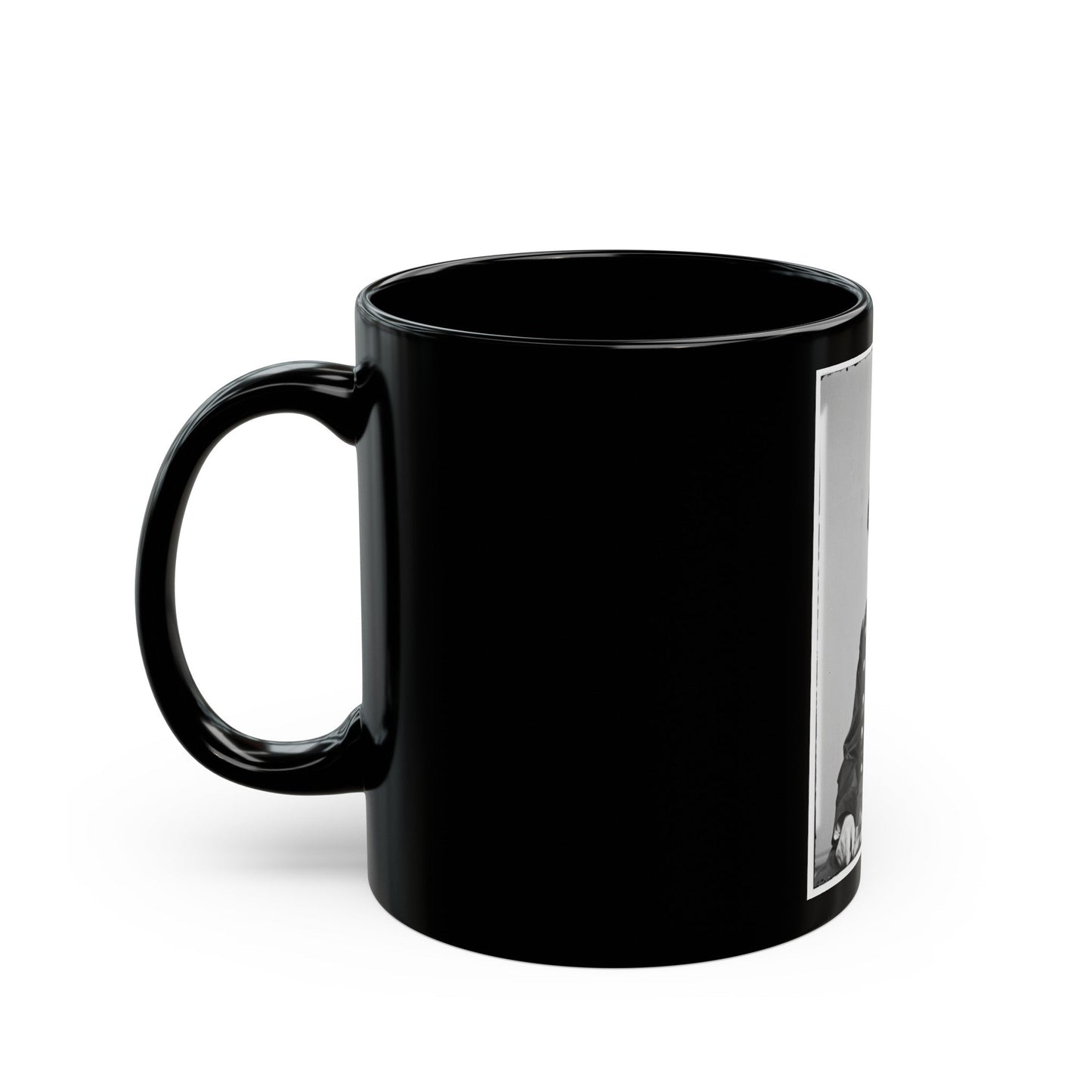 Untitled 004 (U.S. Civil War) Black Coffee Mug-The Sticker Space