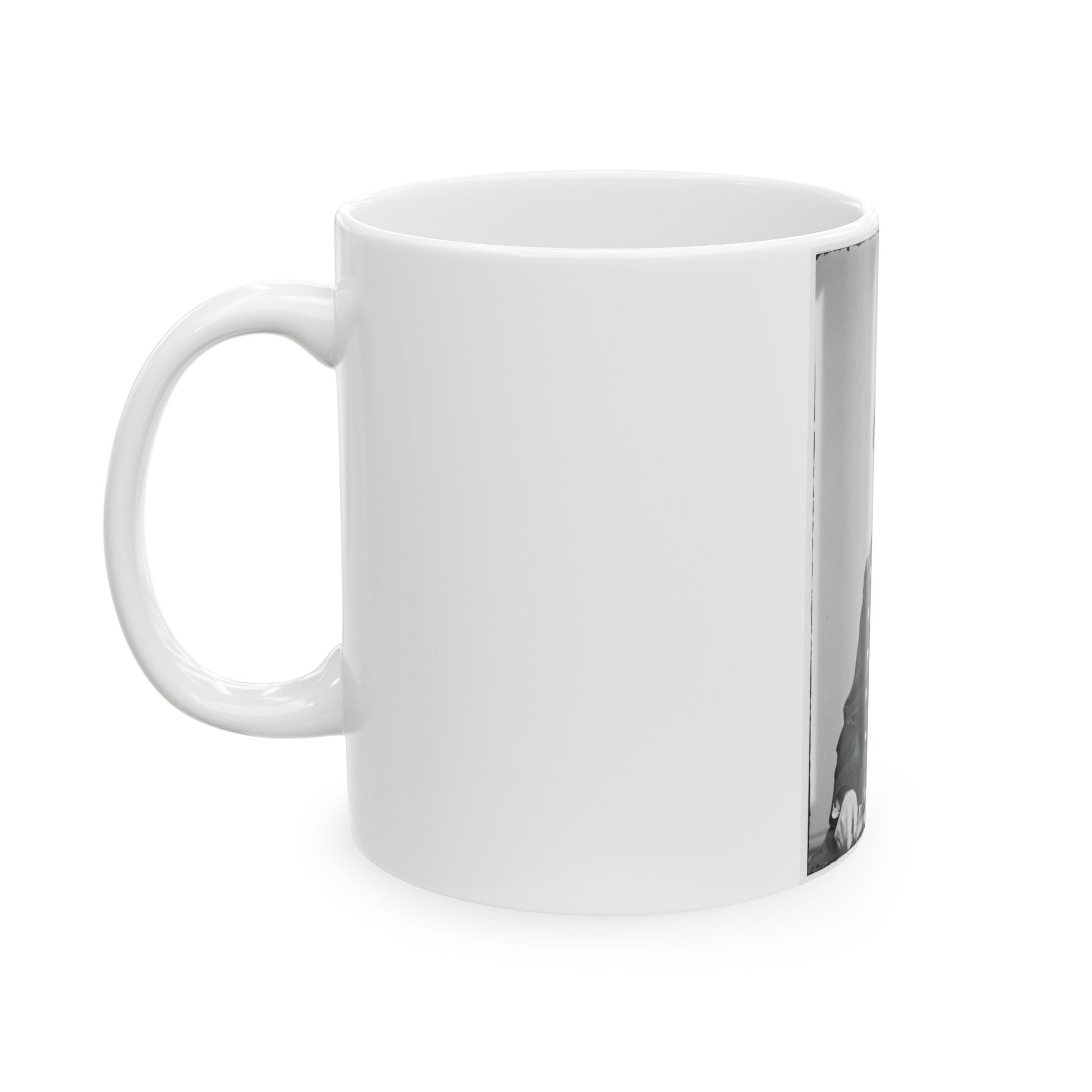 Untitled 004 (U.S. Civil War) White Coffee Mug-The Sticker Space