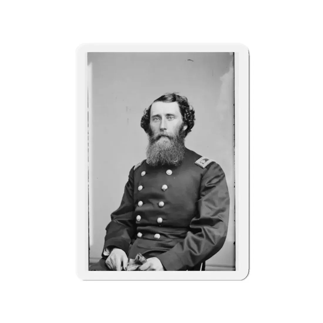 Untitled 004 (U.S. Civil War) Refrigerator Magnet 2" x 2" Die-Cut 1 pc - The Sticker Space