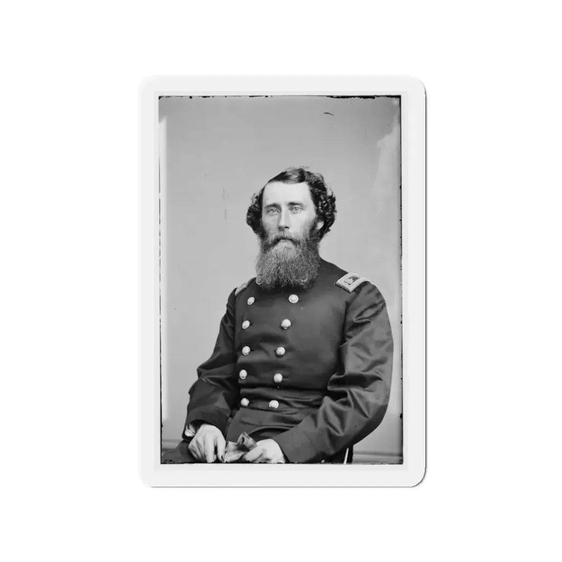 Untitled 004 (U.S. Civil War) Refrigerator Magnet 3" x 3" Die-Cut 1 pc - The Sticker Space