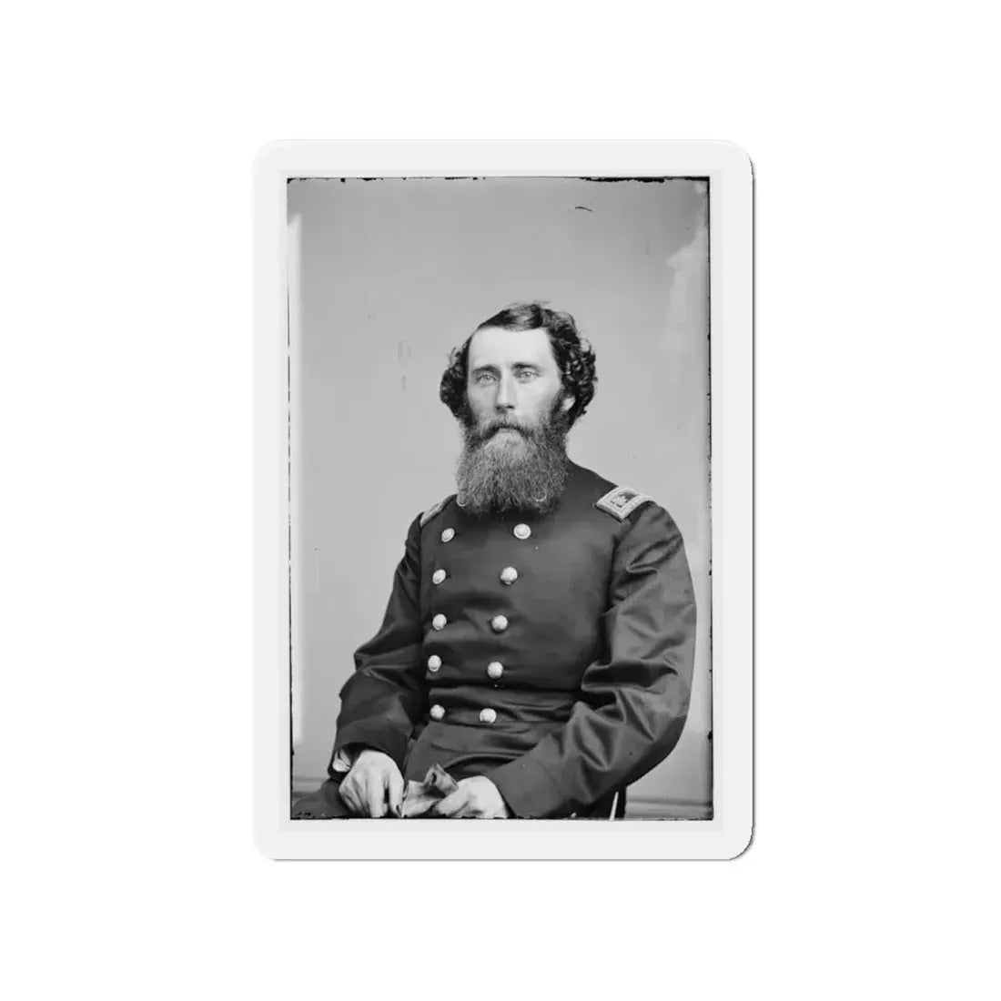 Untitled 004 (U.S. Civil War) Refrigerator Magnet 4" x 4" Die-Cut 1 pc - The Sticker Space