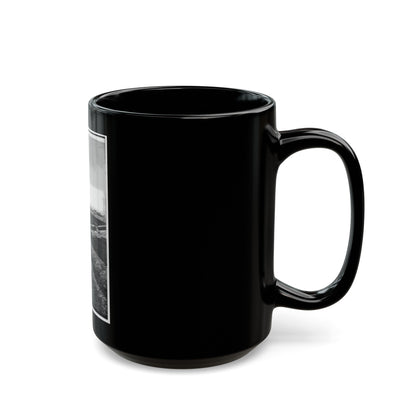 Untitled 004(2) (U.S. Civil War) Black Coffee Mug-The Sticker Space